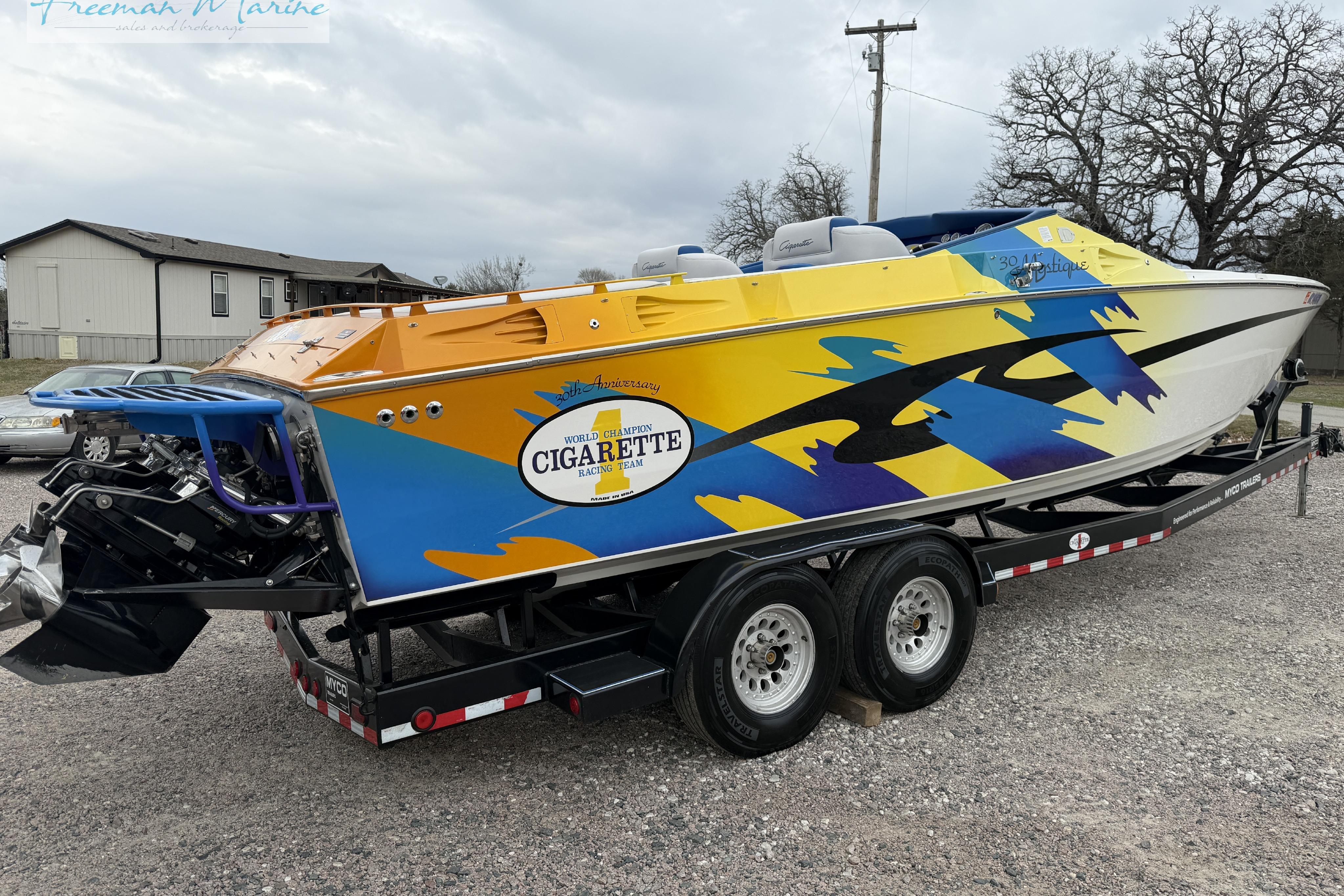 cigarette 30 mystique for sale Used Cigarette 30 Mystique 2000 for sale in Kingston, Oklahoma