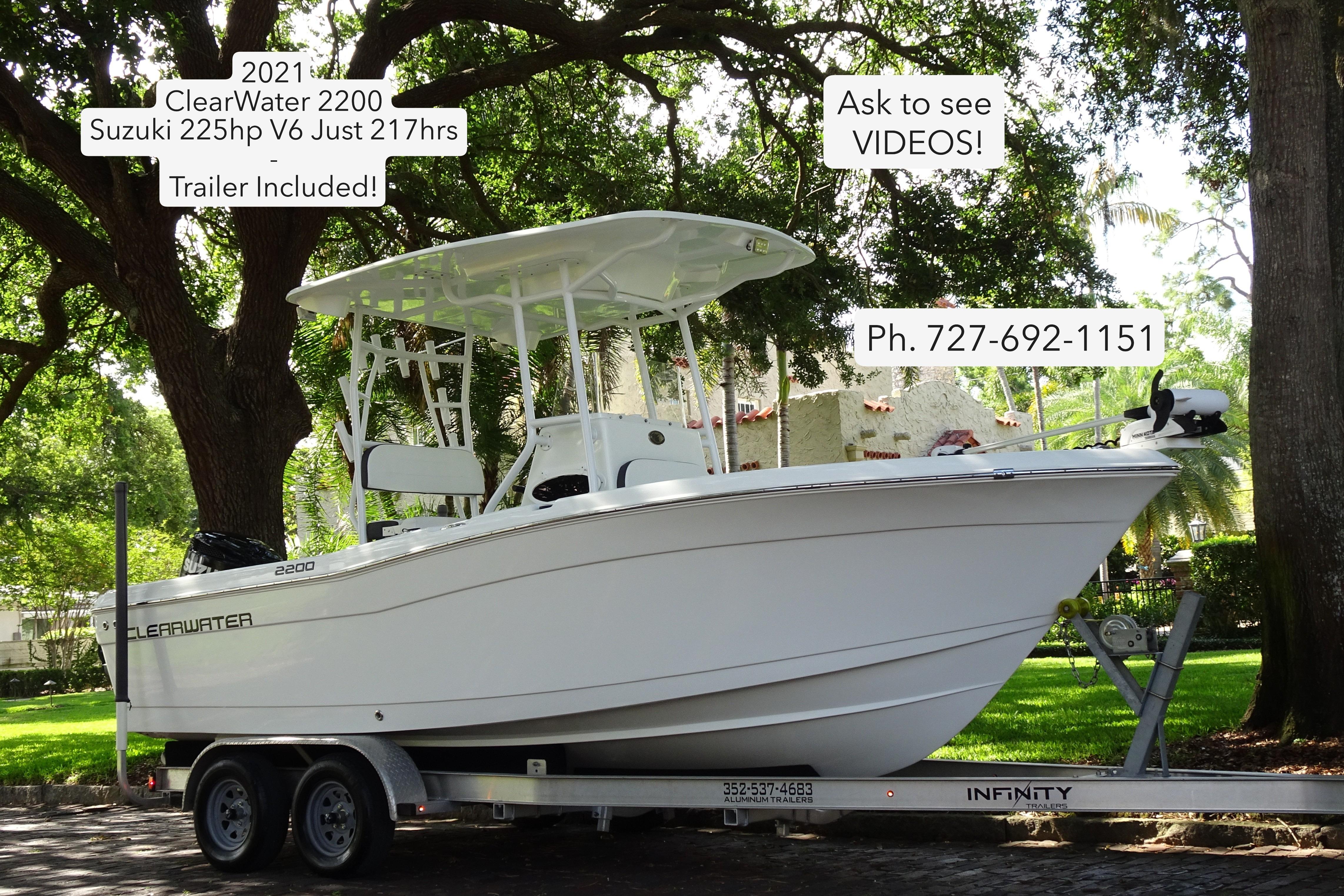 Used Clearwater 2200 Center Console 2021 for sale in St