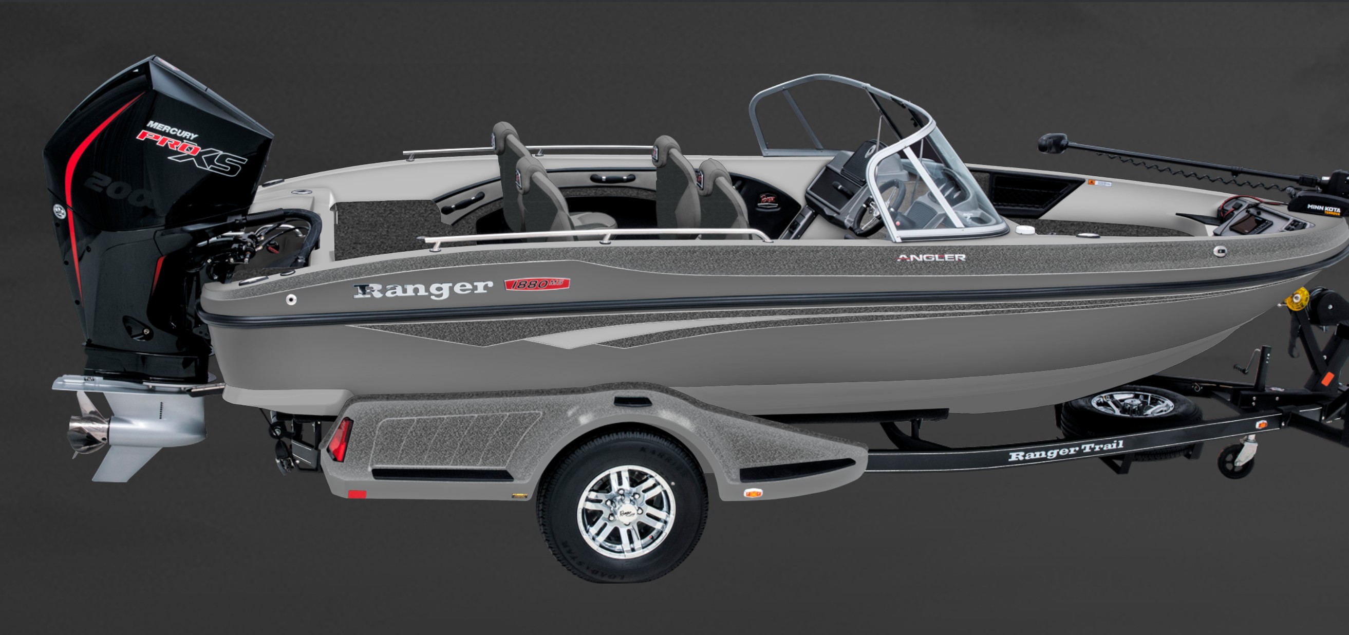 New Ranger Boats 1880 MS Angler w200 Pro XS 2026 for sale in