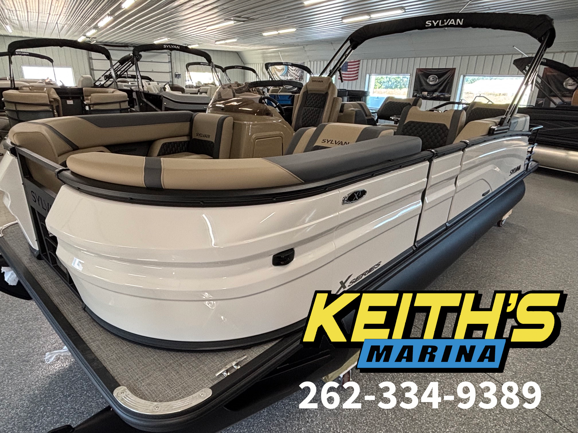 New Sylvan X3 SLZ Tritoon 2027 for sale in West Bend, Wisconsin