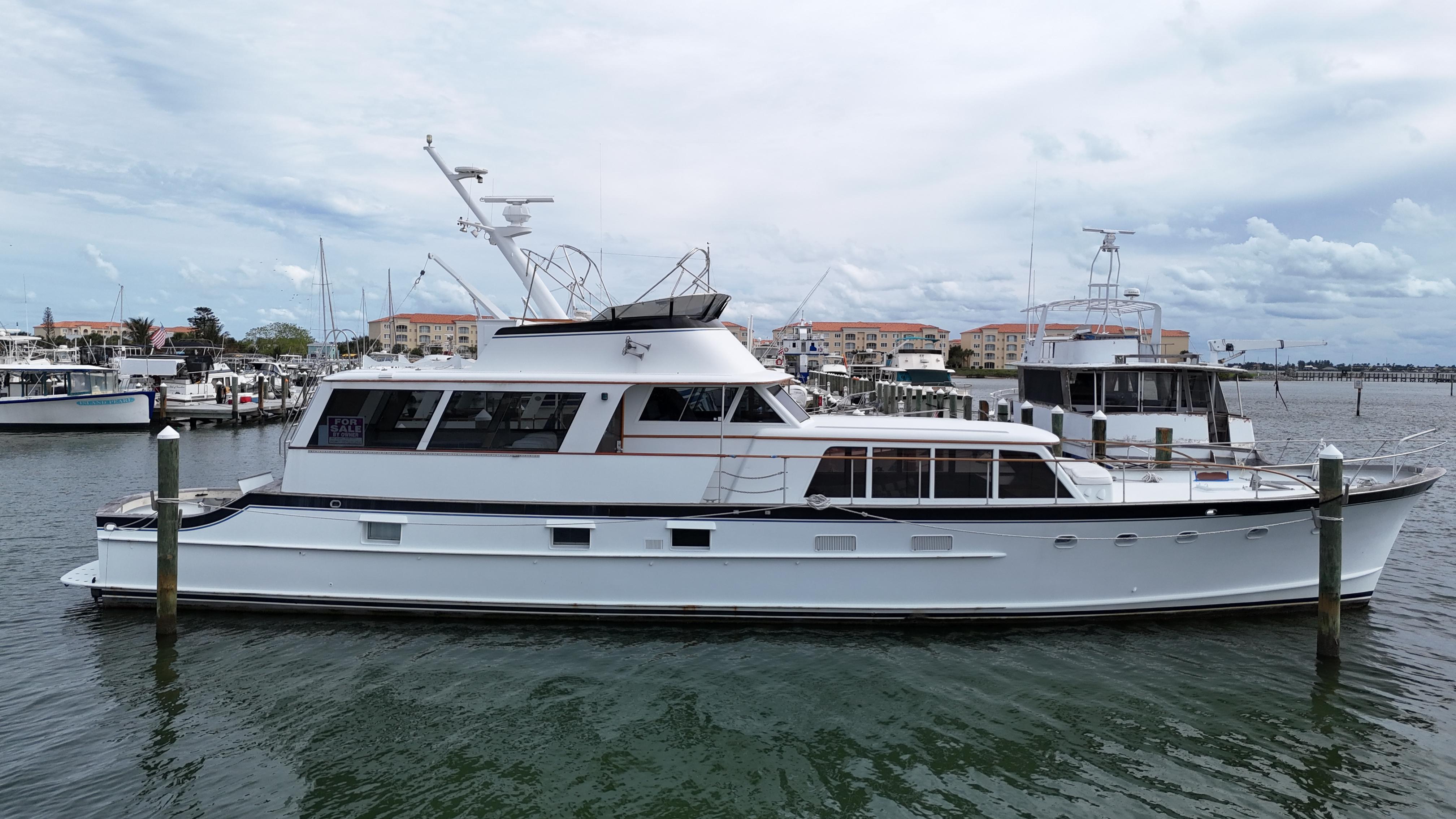 Used 1965 Burger 78. Cockpit Flybridge Motor Yacht for sale in dania