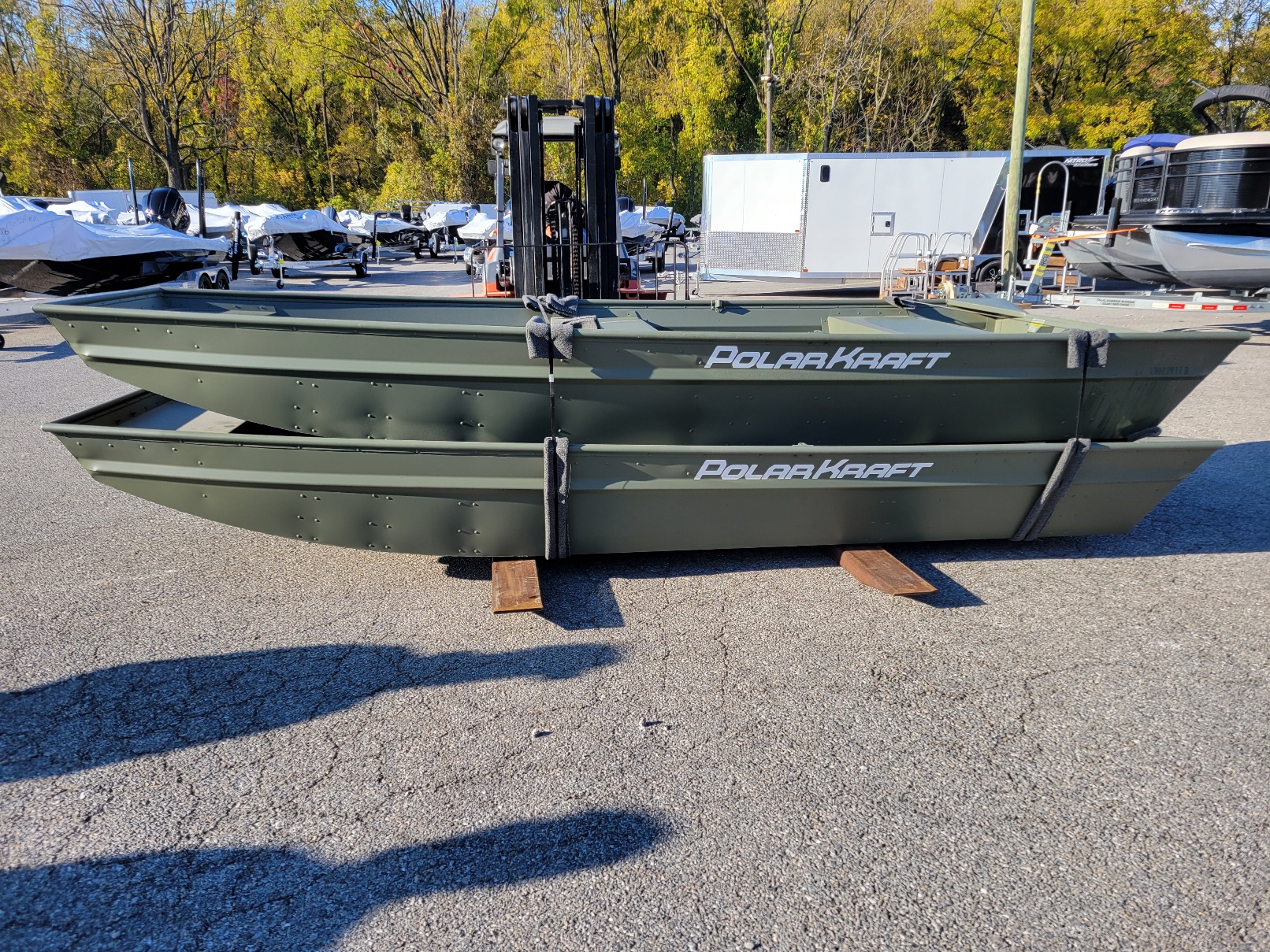 New 2024 Polar Kraft 1648 jon boat 16 long 48 bottom width 15 transom