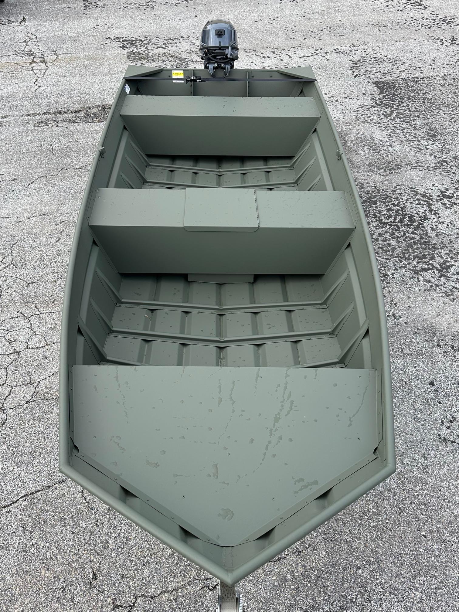 New 2024 Polar Kraft MV 1648 Jon Boat w Trailer Yamaha 20 hp In stock