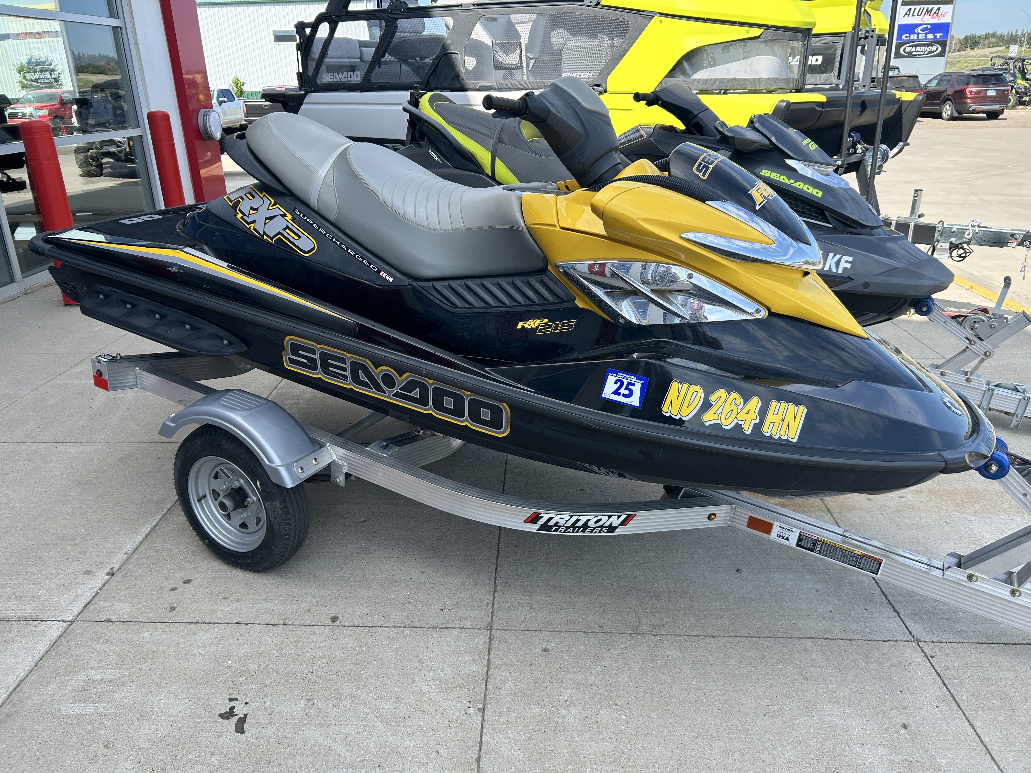 Used SeaDoo RXP 215 Metallic Yellow Black 2007 for sale in Minot 