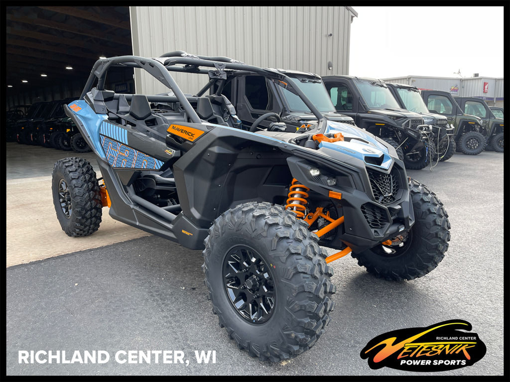 New Can-Am® Maverick X3 DS Turbo Scandi Blue Orange Crush 2026 for