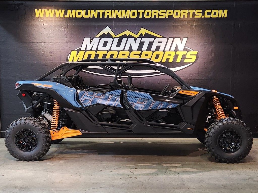 New Can-Am® Maverick X3 Max RS Turbo RR Scandi Blue Orange Crush