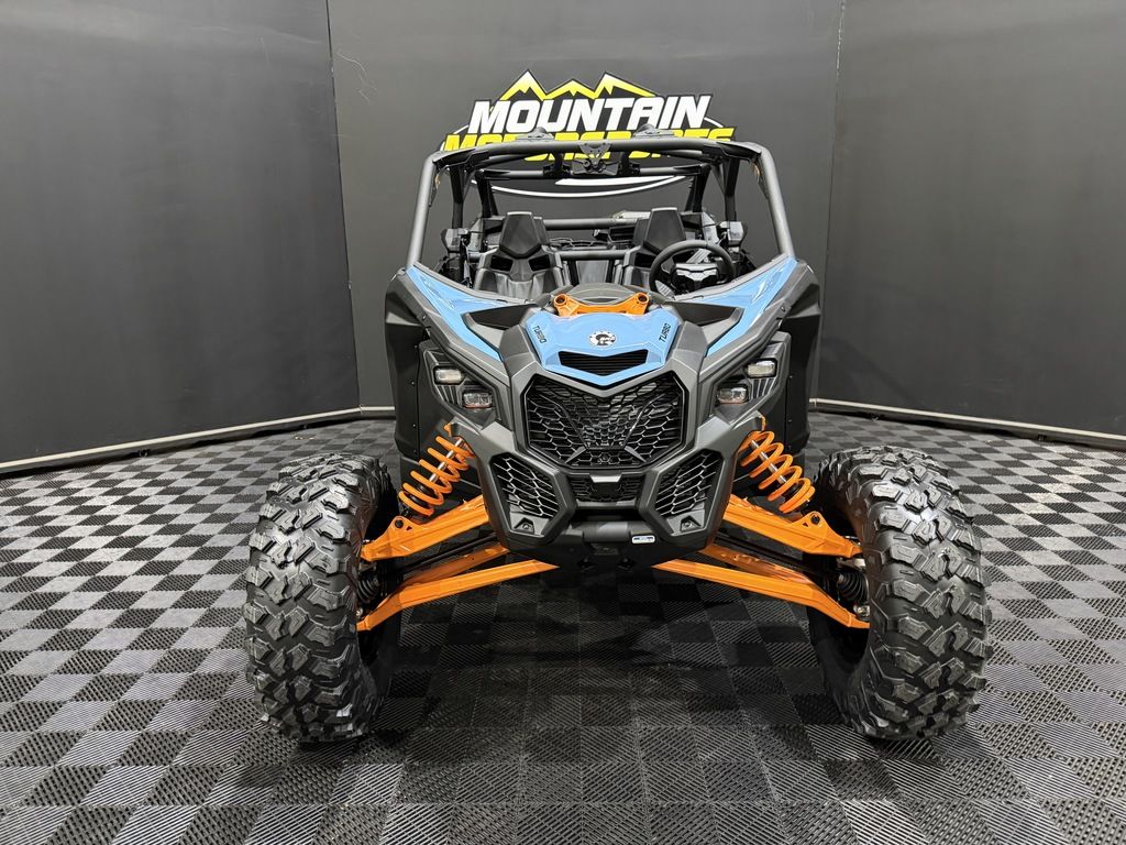 New Can-Am® Maverick X3 MAX RS Turbo Scandi Blue Orange Crush 2026