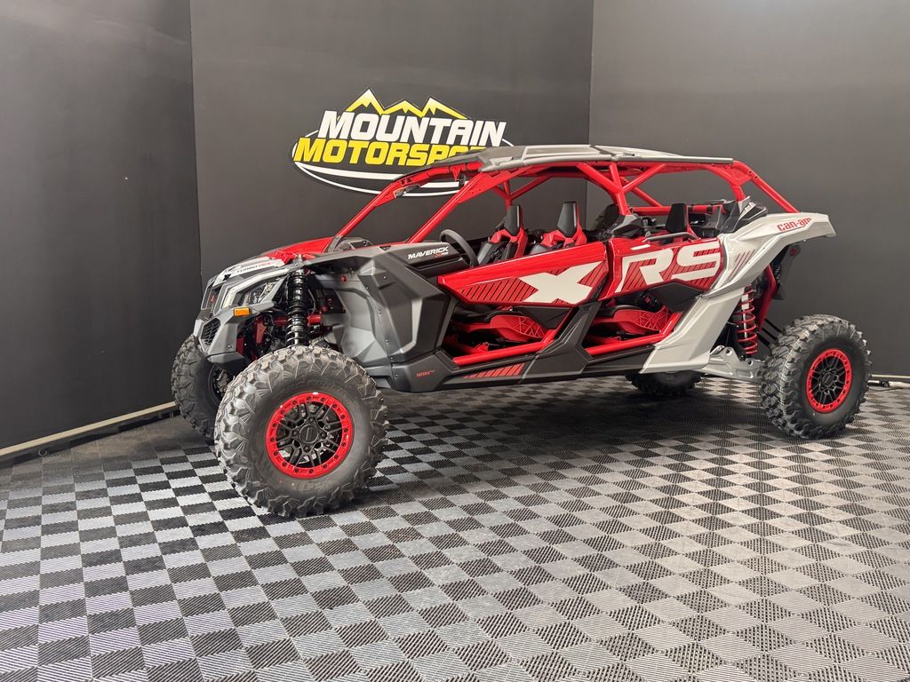 New Can-Am® Maverick X3 Max X RS Turbo RR With SmartShox Fiery Red