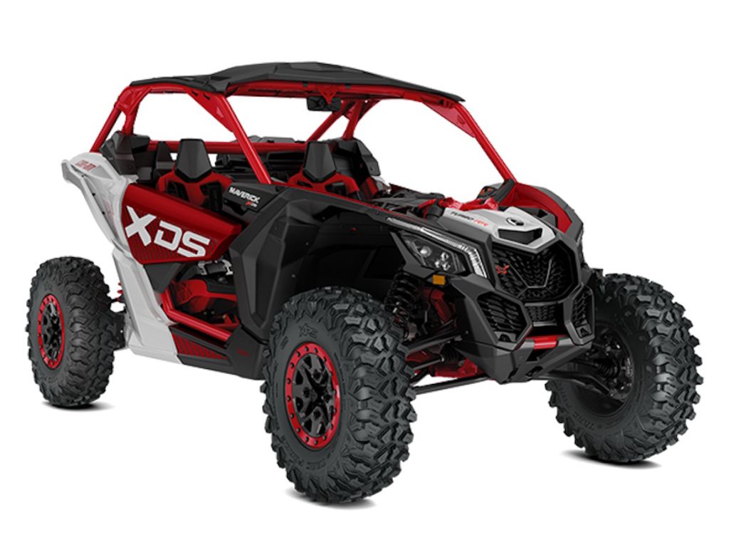 Used Can-Am® Maverick X3 X DS Turbo RR With SmartShox Fiery Red