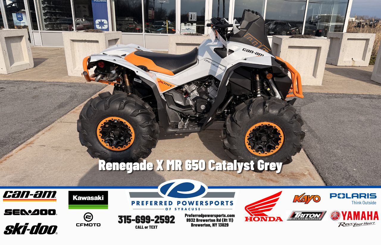 New CanAm Renegade X MR 650 Catalyst Grey 2026 for sale in