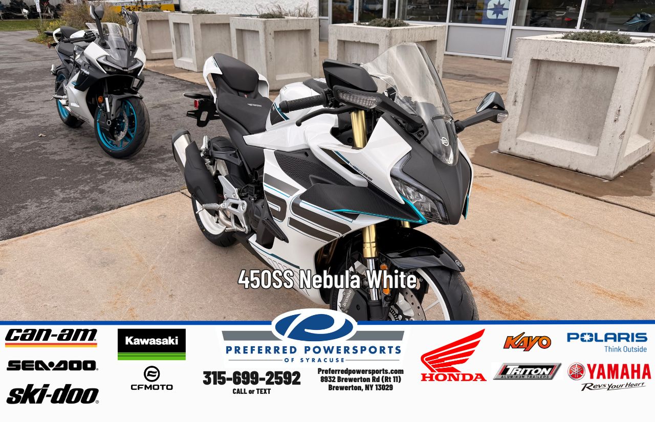 New CFMOTO 450 SS Nebula White 2026 for sale in Brewerton, New