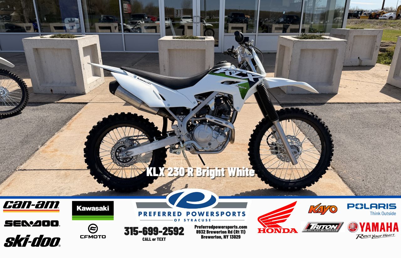 New Kawasaki KLX 230 R Bright White 2026 for sale in Brewerton