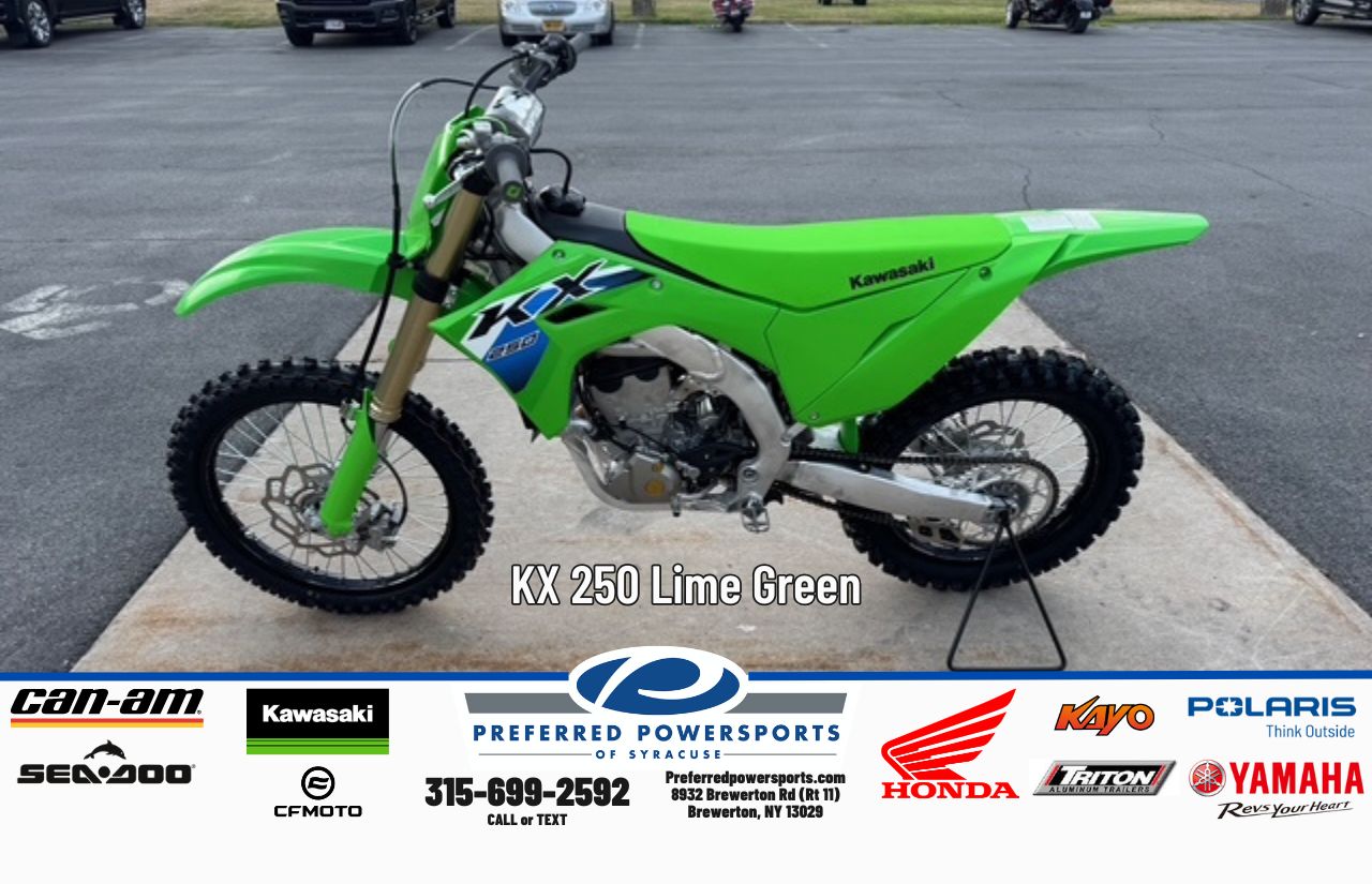 New Kawasaki KX 250F Lime Green 2027 for sale in Brewerton, New