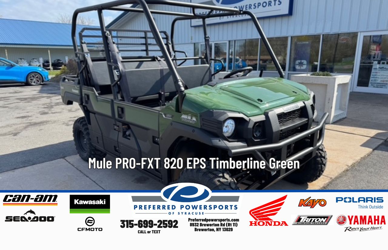New Kawasaki Mule ProFXT 820 EPS Timberline Green 2026 for sale in