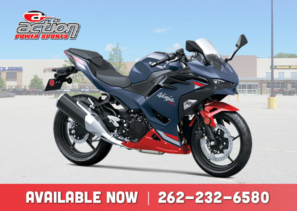 New Kawasaki Ninja 500 ABS Metallic Matte Twilight Blue 2026 for