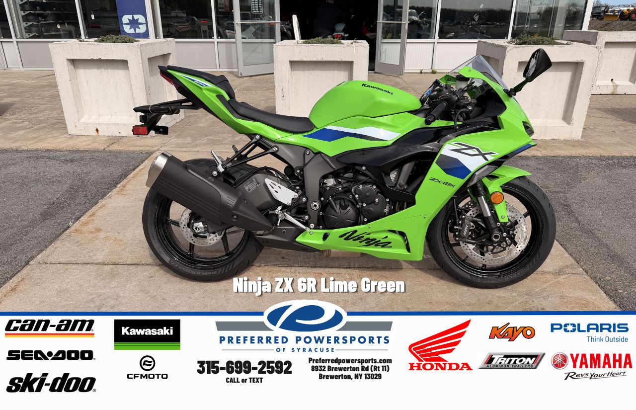 New Kawasaki Ninja ZX6R Lime Green 2026 for sale in Brewerton, New
