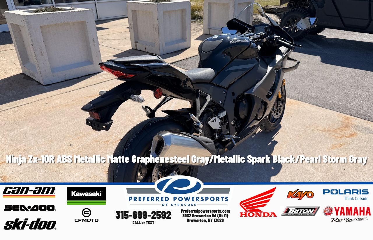 New Kawasaki Ninja ZX10R ABS Metallic Matte Graphenesteel