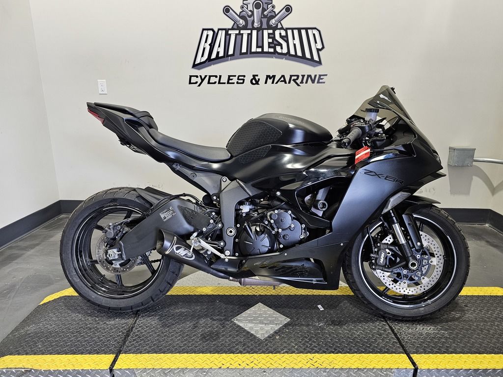 Used Kawasaki Ninja ZX6R Metallic Flat Spark BlackEbony 2024