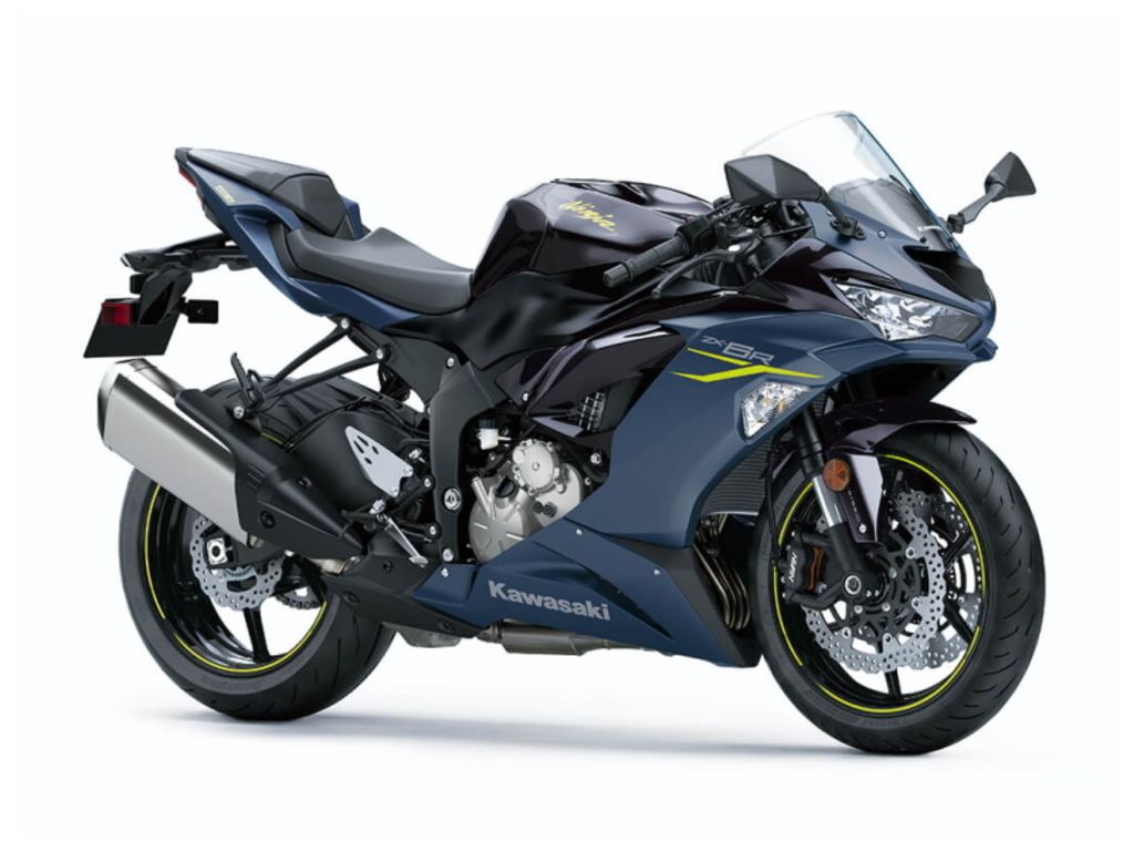 Used Kawasaki Ninja ZX6R Metallic Matte Twilight BlueMetallic