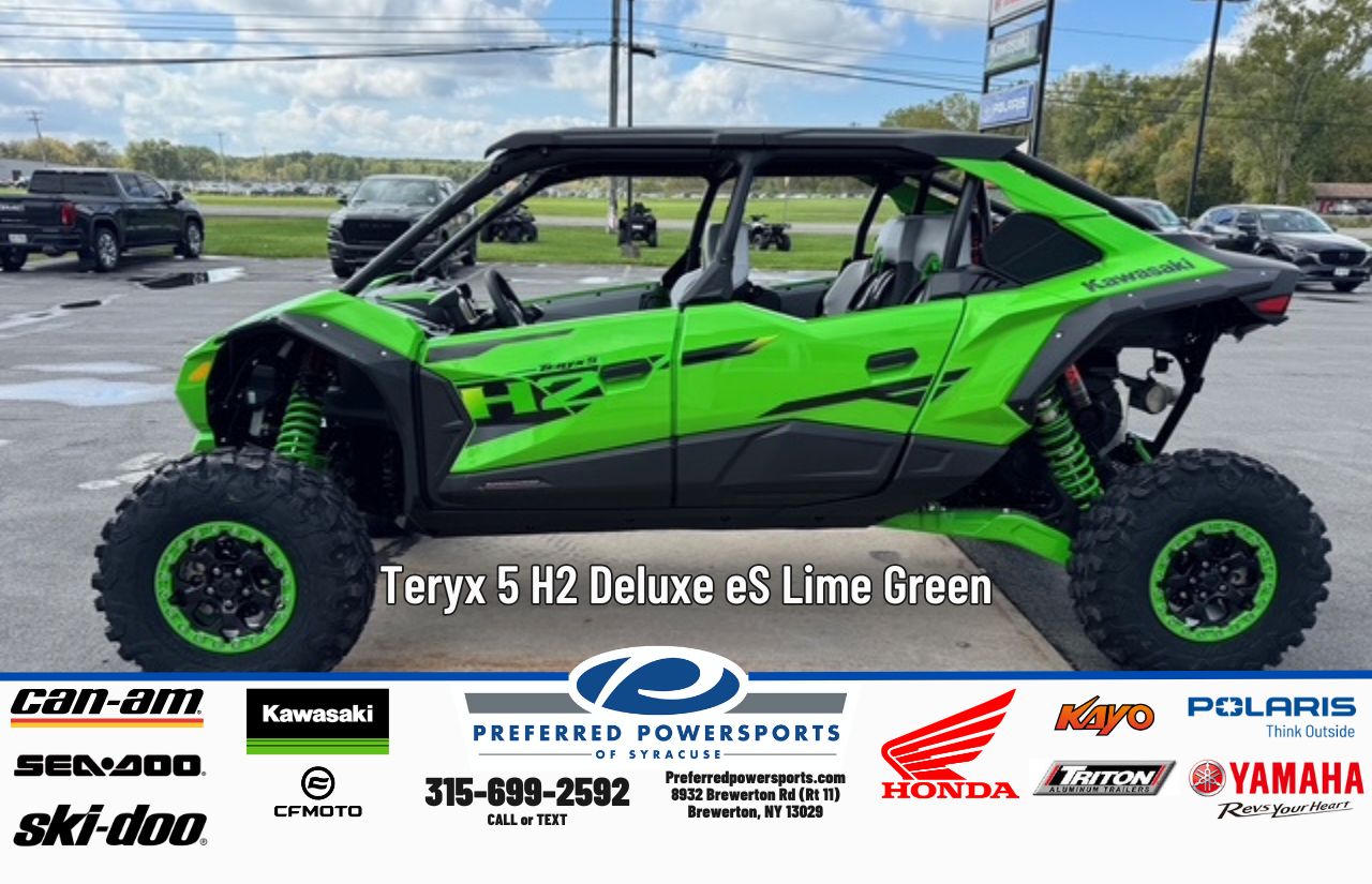 New Kawasaki Teryx 5 H2 Deluxe eS Lime Green 2026 for sale in