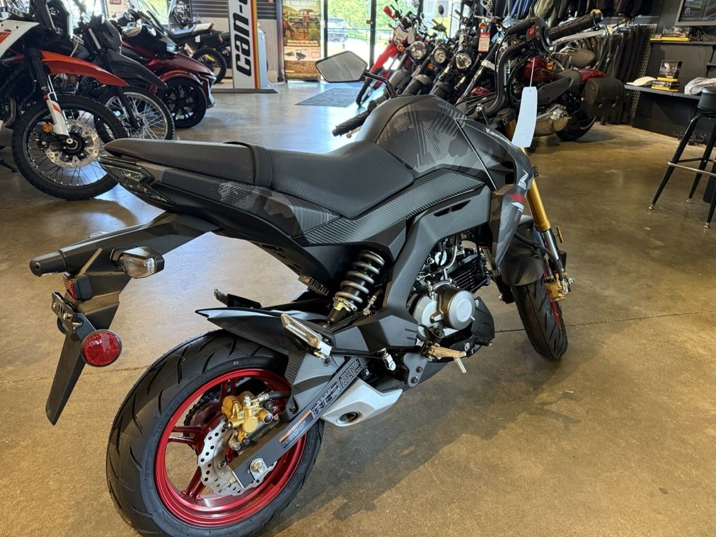 New Kawasaki Z125 PRO Cypher Camo Gray MatteMetallic Matte Carbon