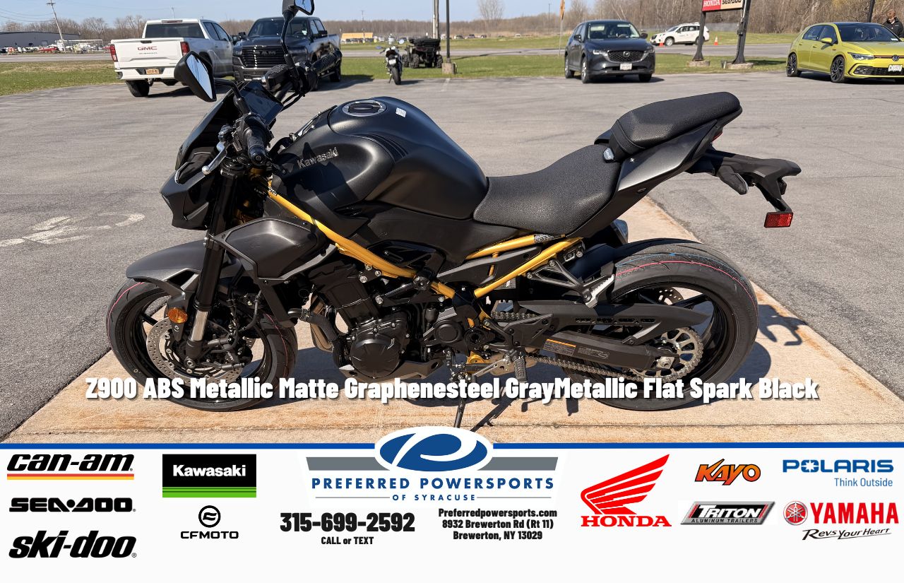 New Kawasaki Z900 ABS Metallic Matte Graphenesteel GrayMetallic