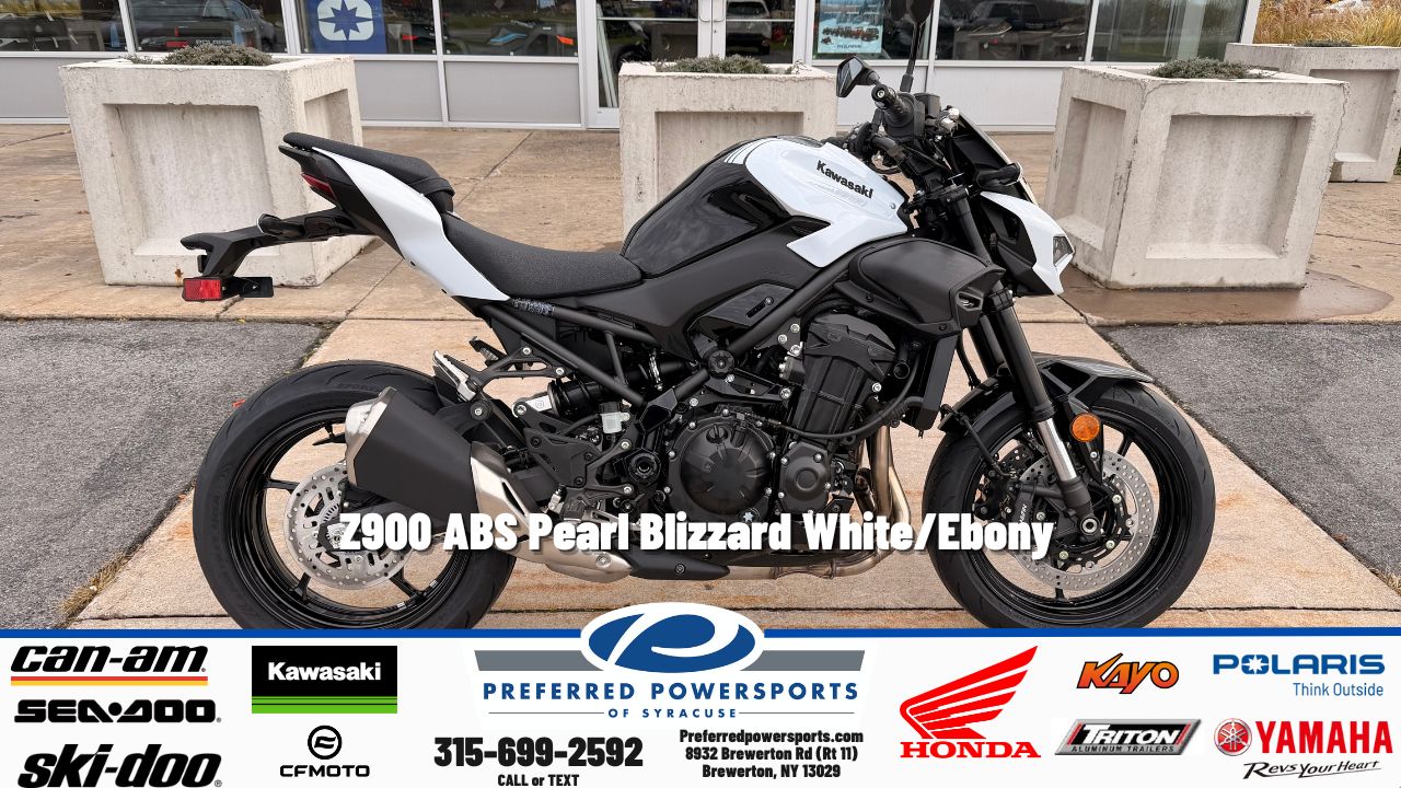 New Kawasaki Z900 ABS Pearl Blizzard WhiteEbony 2026 for sale in