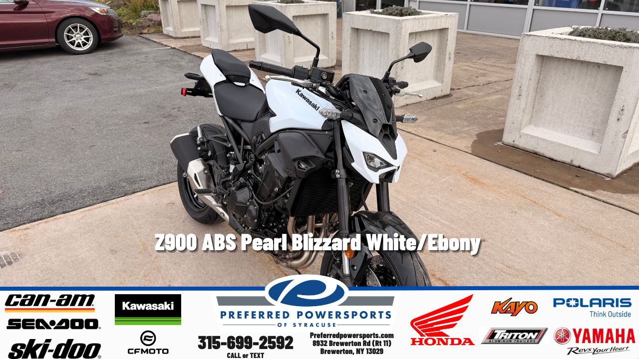New Kawasaki Z900 ABS Pearl Blizzard WhiteEbony 2026 for sale in