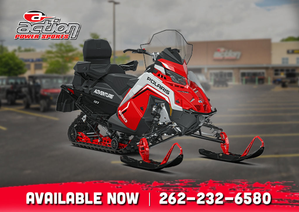 New Polaris® 650 INDY Adventure 137 125 Indy Red White Lightning