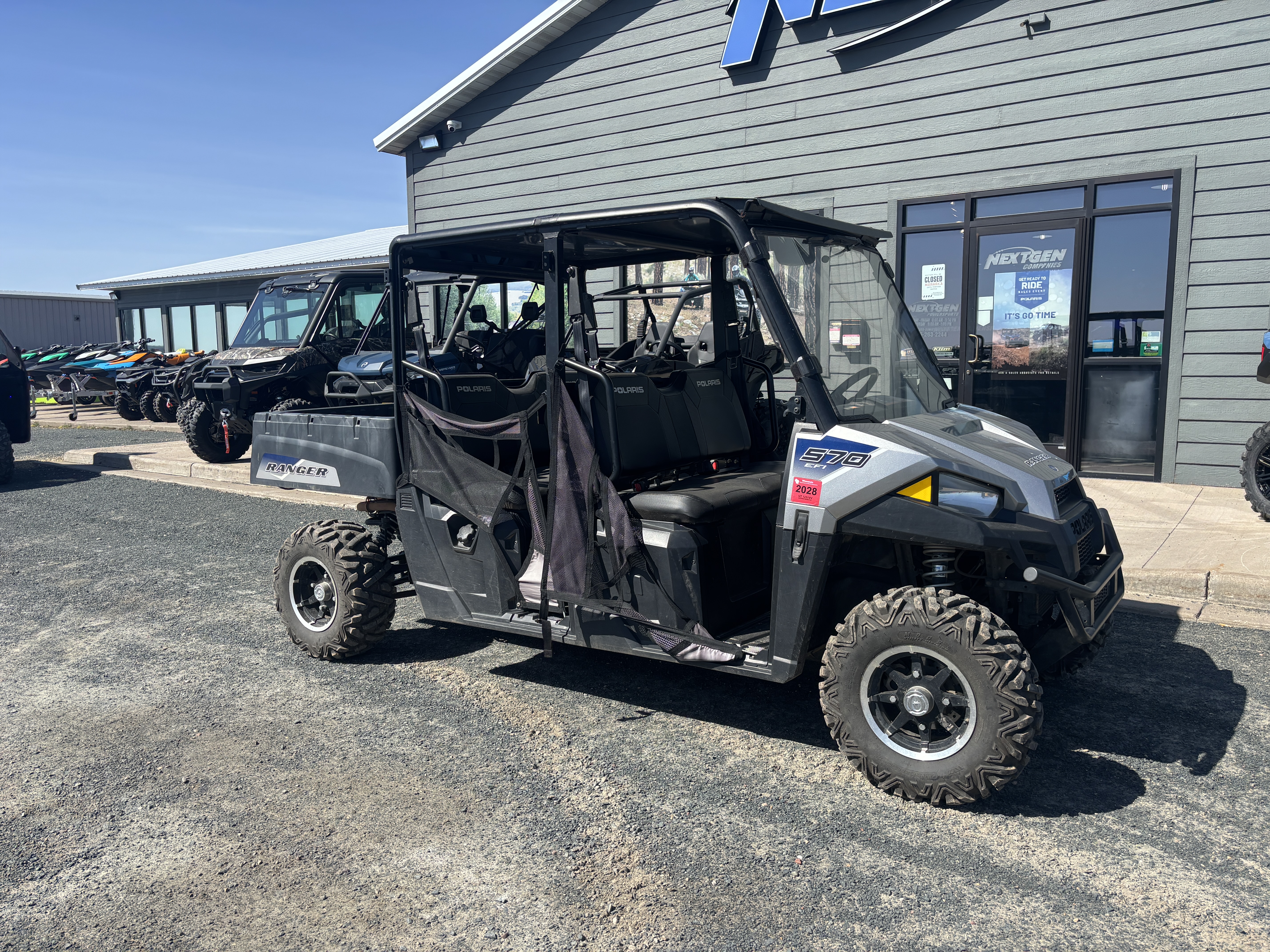 【pire】 Used Polaris RANGER CREW 5704 EPS SILVER PEARL Premium Silver
