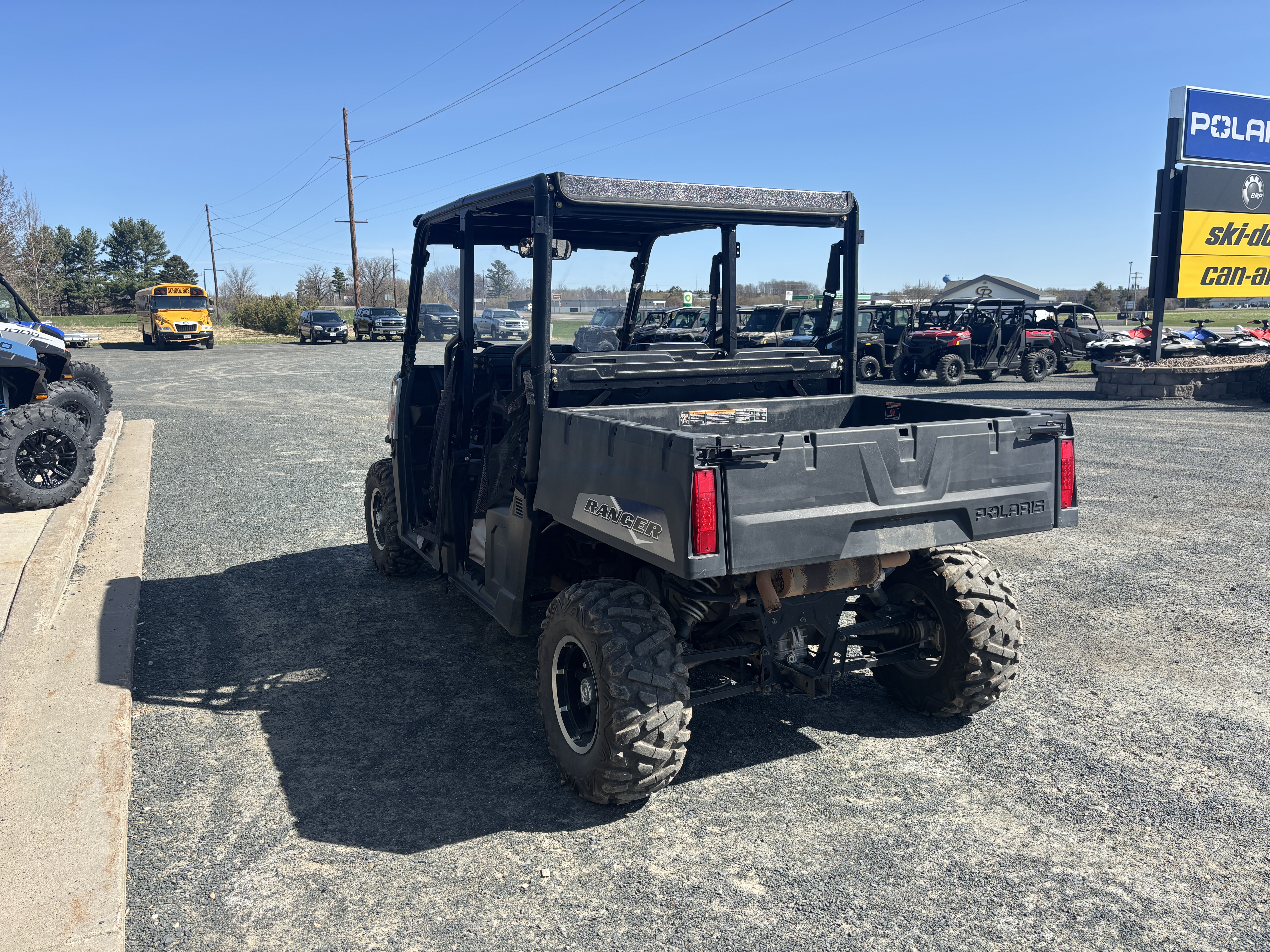 Used Polaris RANGER CREW 5704 EPS SILVER PEARL Premium Silver