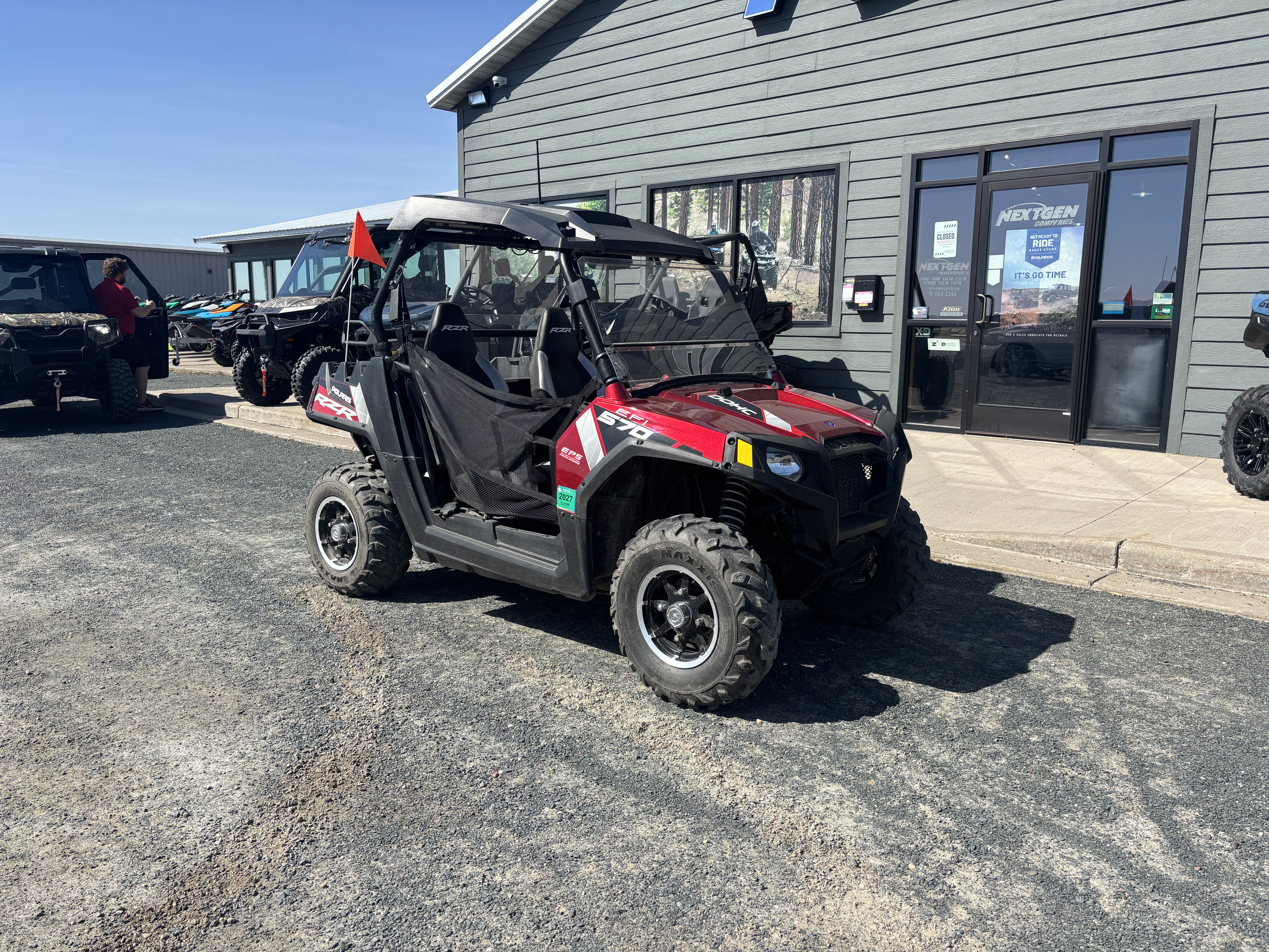 ベレッサ7　koyu様 Used Polaris RZR 570 EPS TRAIL SUNSET RED EPS Trail LE Sunset Red