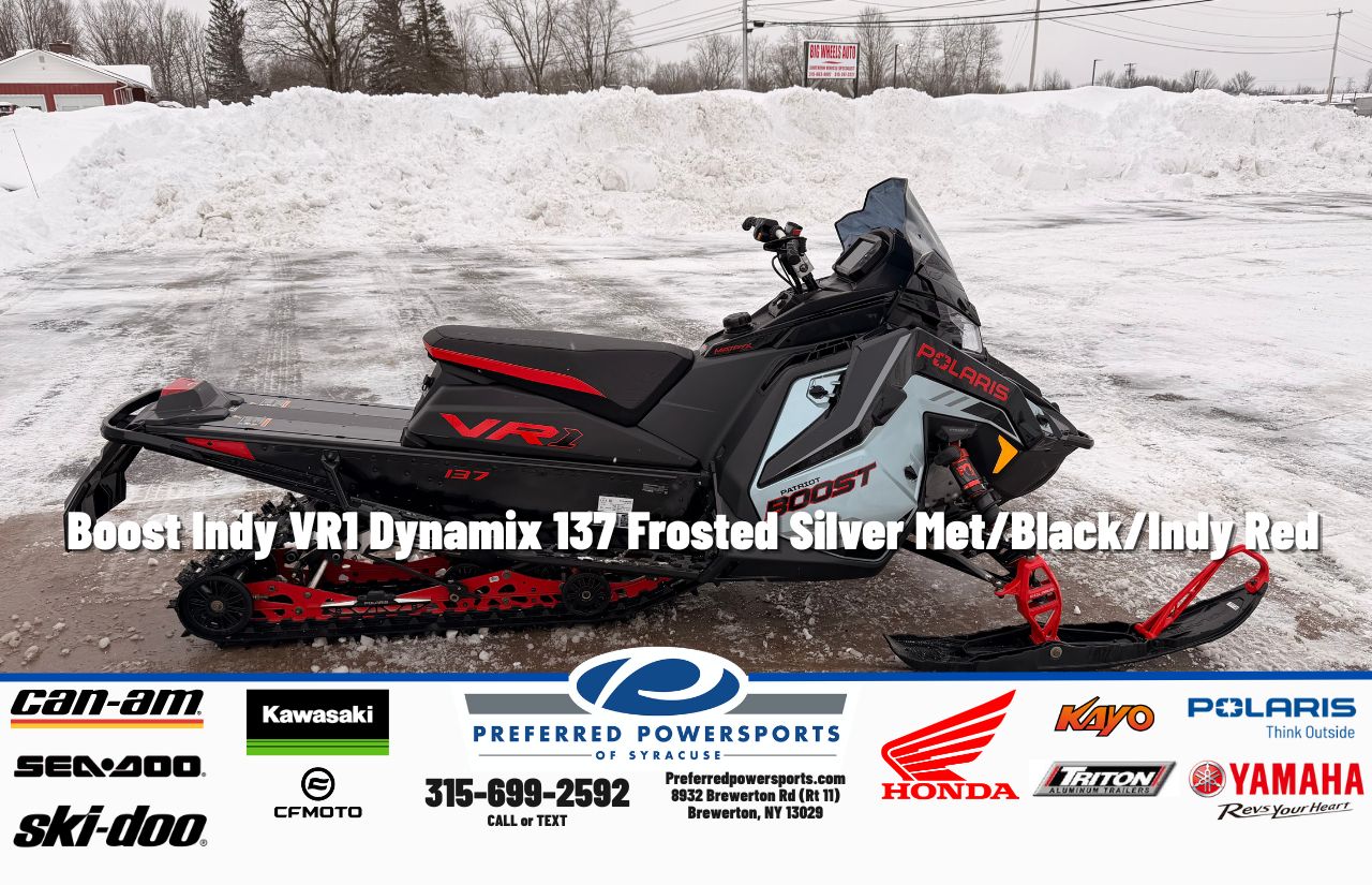 New Polaris Snowcheck Patriot Boost Indy VR1 Dynamix 137 Frosted