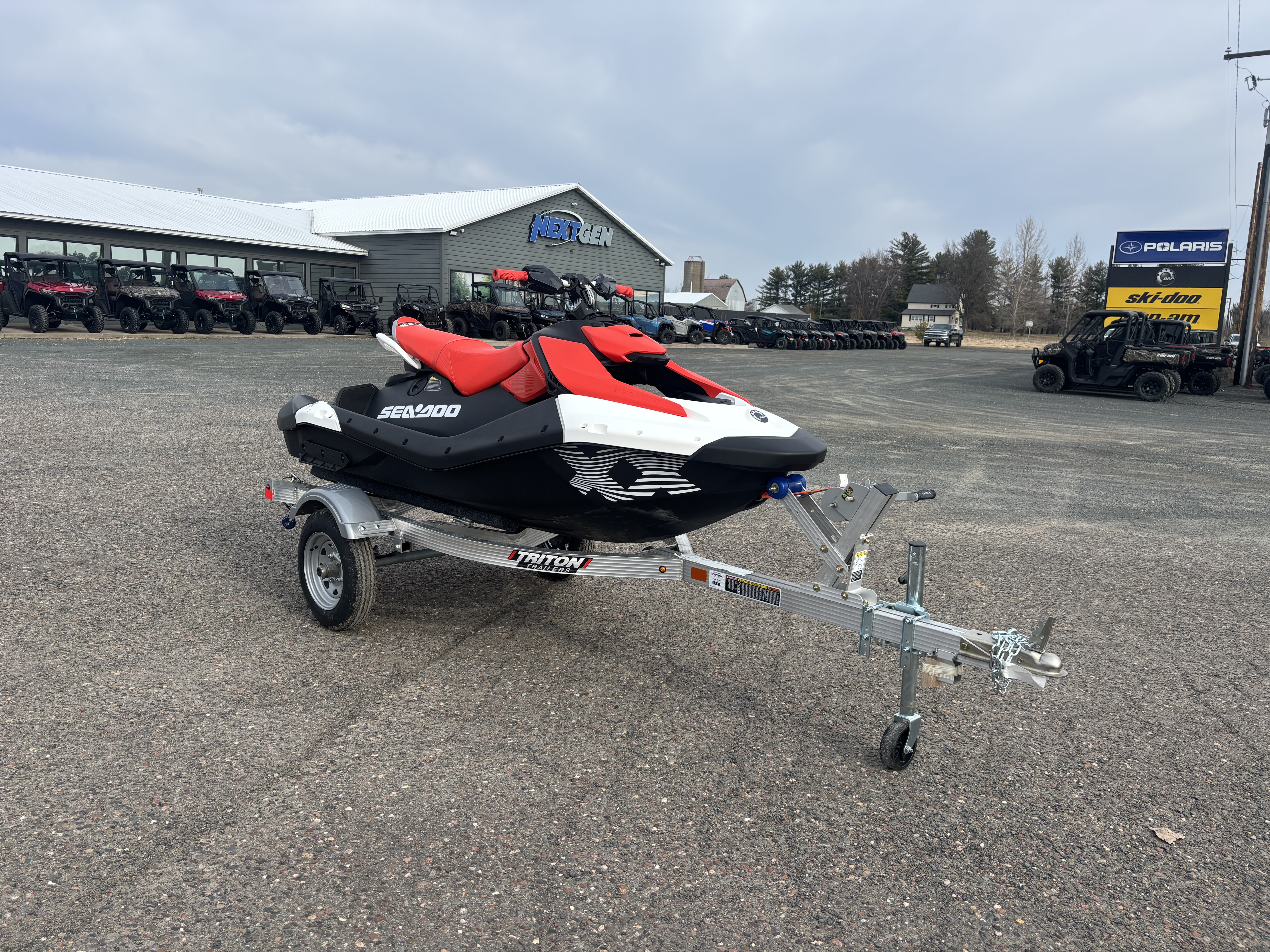 New SeaDoo PWC SPARK TRIXX 90 WH 3UP IBR 26 2026 for sale in Clear