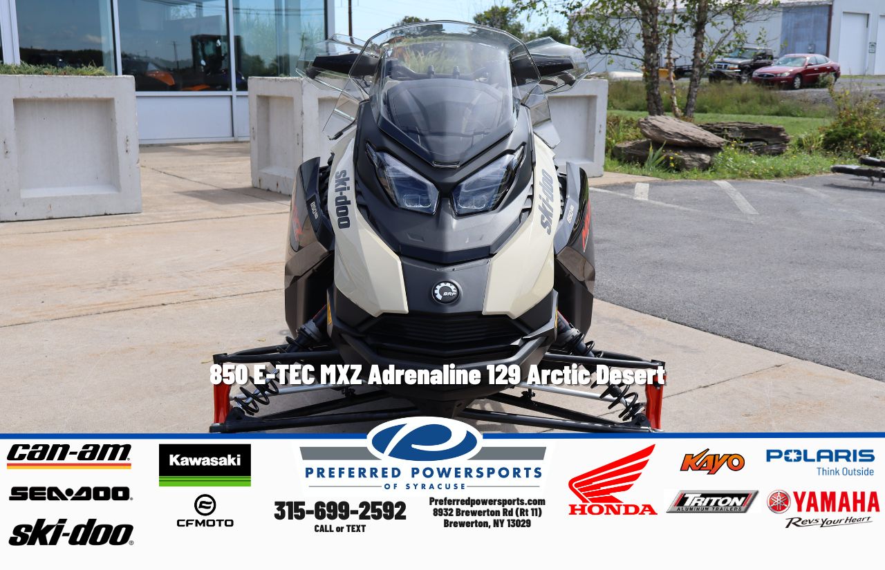New SkiDoo 850 ETEC MXZ Adrenaline 129 Arctic Desert 2027 for sale