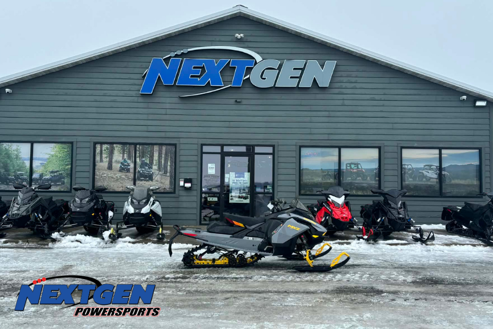 New SkiDoo MXZ ADR w BLIZZARD Pkg 129 850 ETEC Ice Ripper XT 125