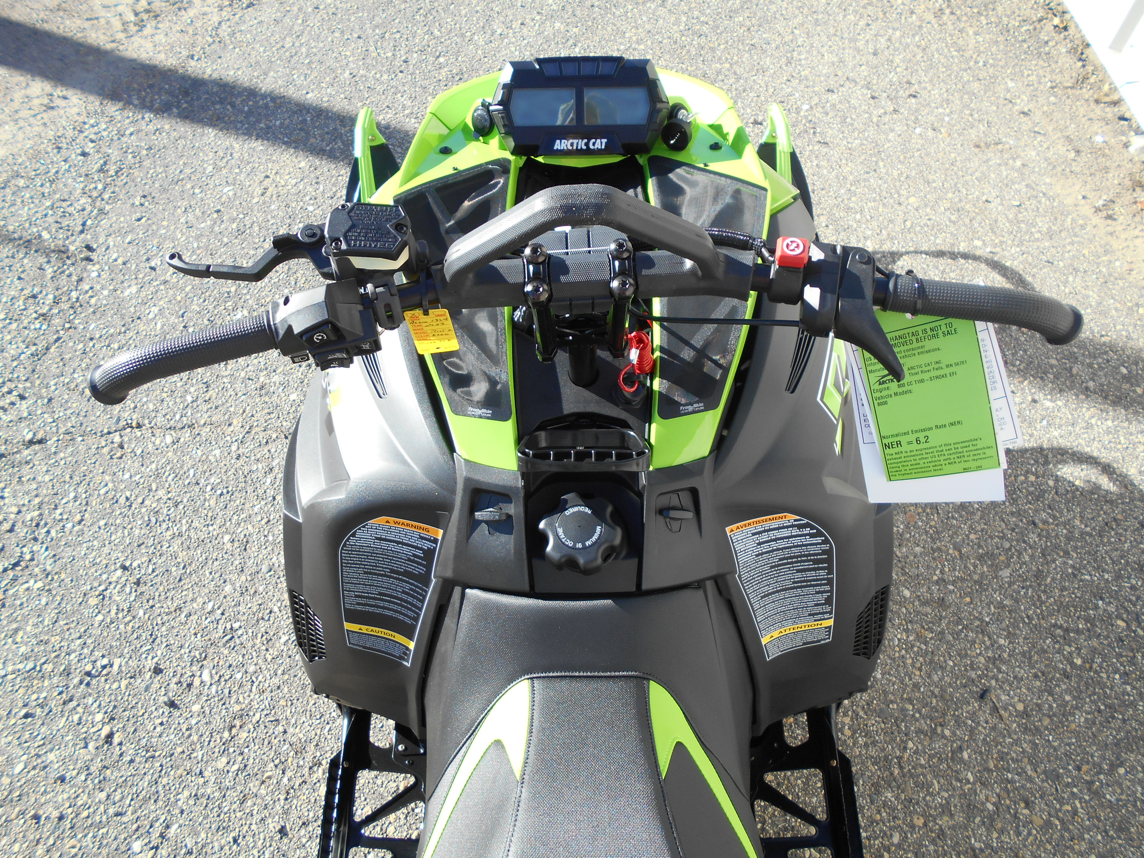 New Arctic Cat Riot X 8000 146260 PBE BlackMedium Green 2024 for
