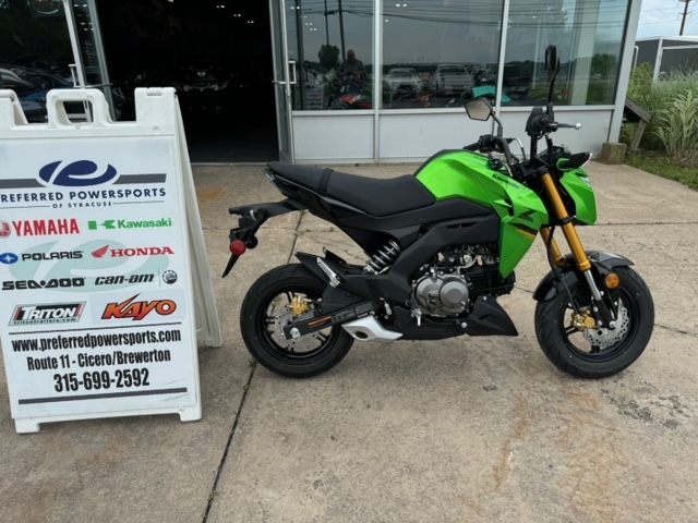 New Kawasaki Z125 Pro Candy Lime Green 2024 for sale in Brewerton