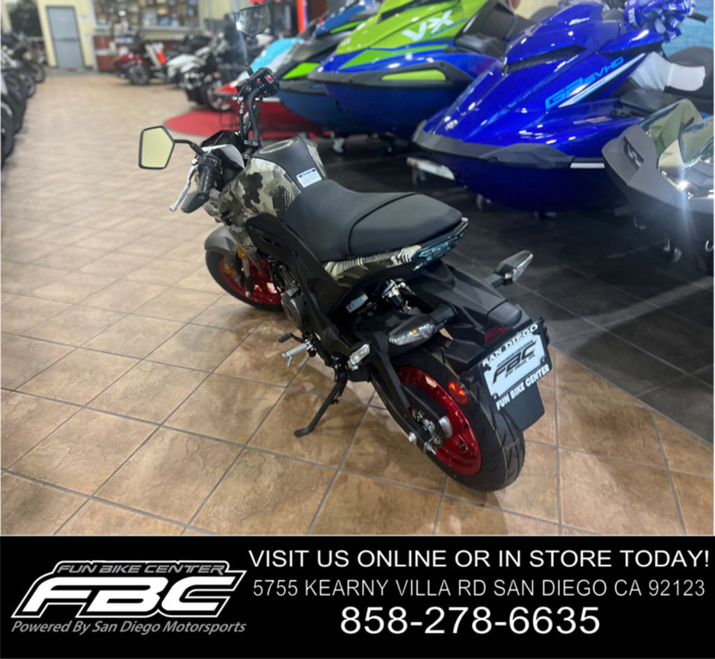 New Kawasaki Z125 PRO Cypher Camo Beige 2025 for sale in San Diego